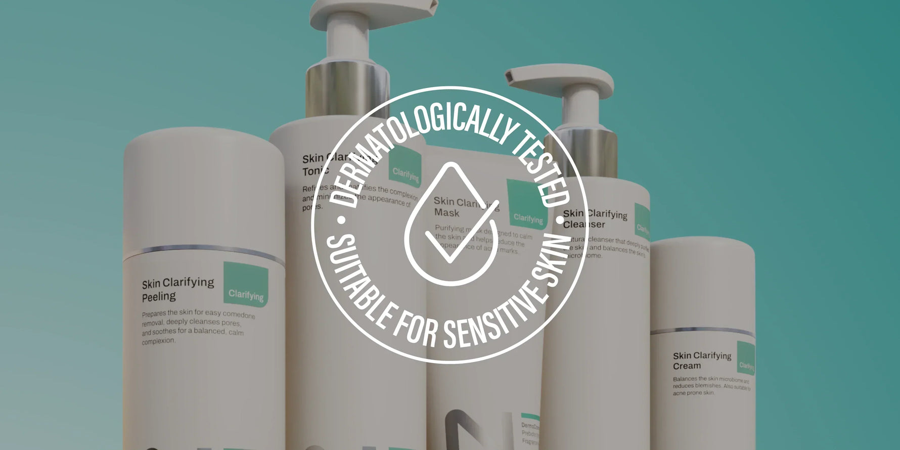 Dermatologisch getest op de gevoelige huid