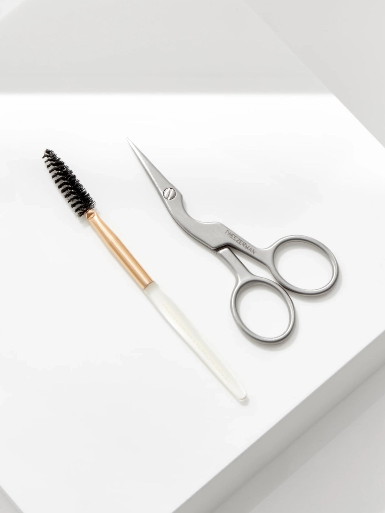 Tweezerman Brow Shaping Scissors + Brush