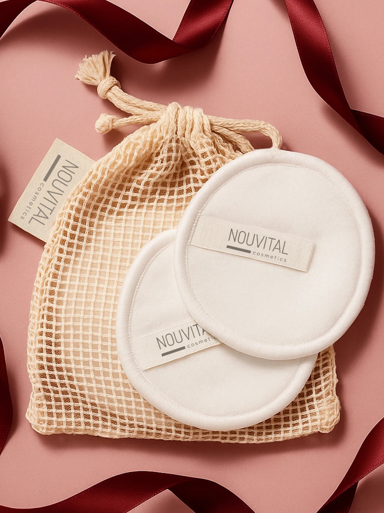 Nouvital Re-usable Make-Up Pads - 10 stuks
